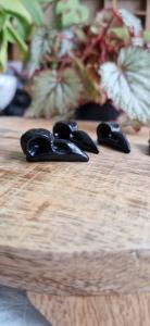 Obsidiaan raaf hoofd