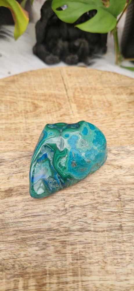 Chrysocolla met Malachiet