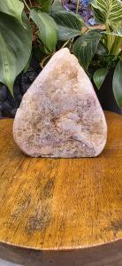 Roze amethist/ bloemagaat vlam