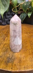 Bloemagaat punt met kwarts 3