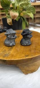 Obsidiaan hooglander met cowboy hoed