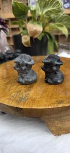Obsidiaan hooglander met cowboy hoed